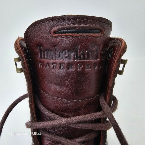 Timberland Brown Leather 6" Bootie Gore-Tex Waterproof Lace Up Boots Women's 7M - Picture 6 of 11